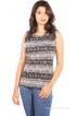 Showoff Casual Sleeveless Printed Women's Top Showoff Casual Sleeveless Printed Women's Top